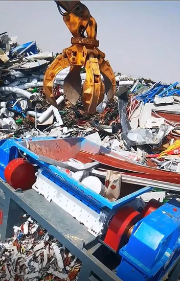 Industrial E-Waste Recycling Equipment with Metal Shredding Function